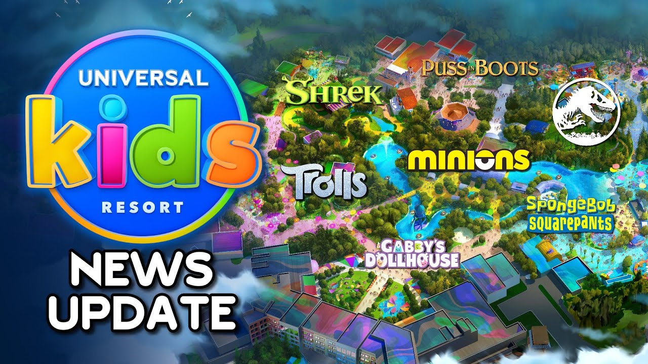 Universal Kids Resort Texas Update Lands Announced Ride Track Arrives and Construction Progress