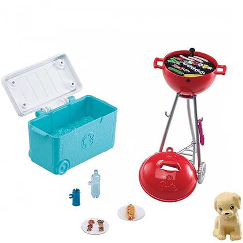 Barbecue Hondje Mattel Barbie Speelset