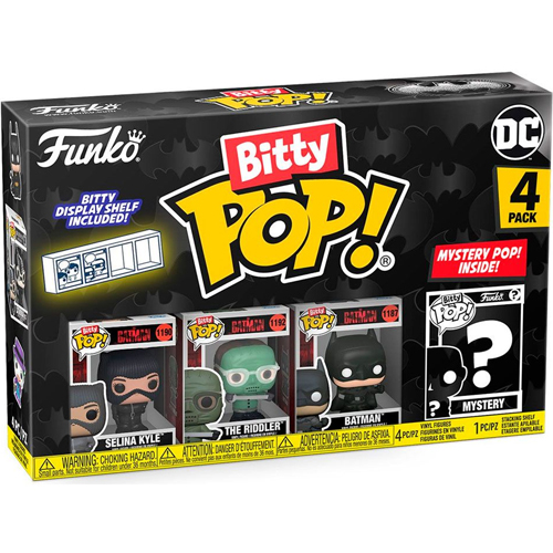 Selina Kyle, The Riddler & Batman Funko Bitty Pop