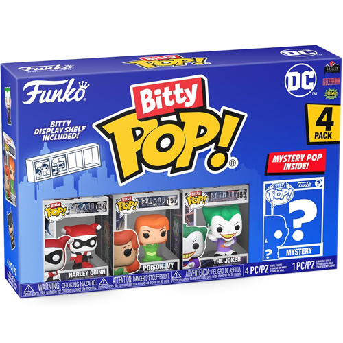 Harley Quinn, Poision Ivy & The Joker Funko Bitty Pop