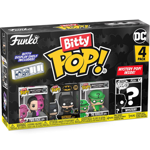 Two-Face, Batman & The Riddler Funko Bitty Pop