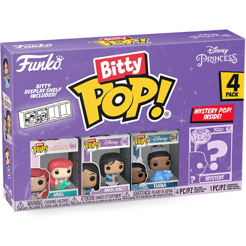 Ariel, Mulan & Tiana Funko Bitty Pop