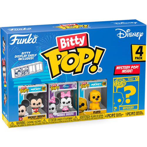 Mickey Mouse, Minnie Mouse & Pluto Funko Bitty Pop