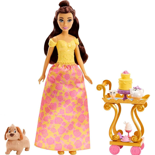 Belle's Tea Time Cart Mattel Speelset