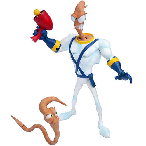 Earthworm Jim Mezco Toyz Actiefiguur