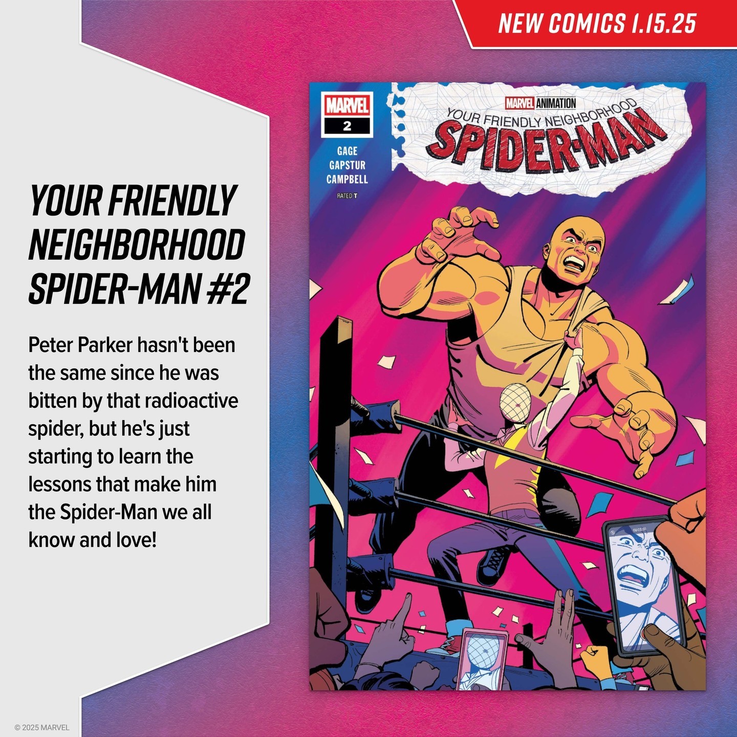 marvel comics your friendly neighborhood spider man