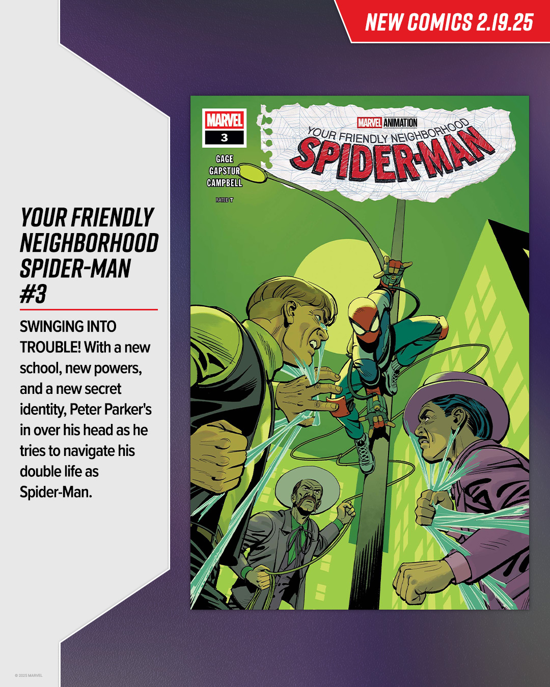 marvel comics your friendly neighborhood spider man