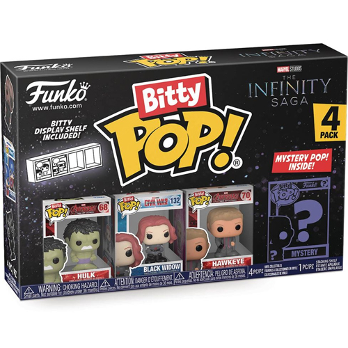 Hulk, Black Widow & Hawkeye Funko Bitty Pop