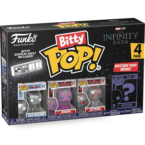 War Machine, Vision & Ultron Funko Bitty Pop