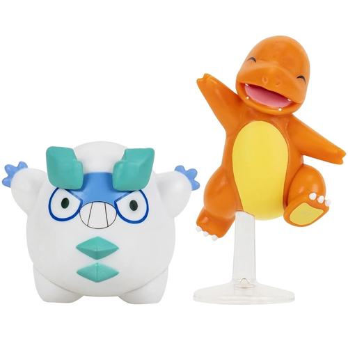 Galarian Darumaka & Charmander Jazwares Battle Figure Actiefiguren