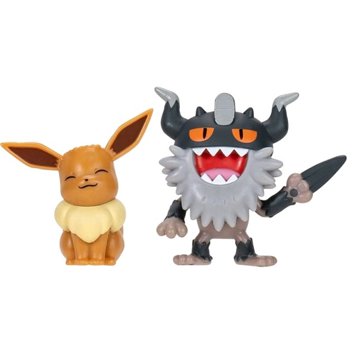 Eevee & Perrserker Jazwares Battle Figure Actiefiguren