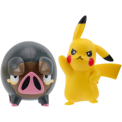 Pikachu & Lechonk Jazwares Battle Figure Actiefiguren