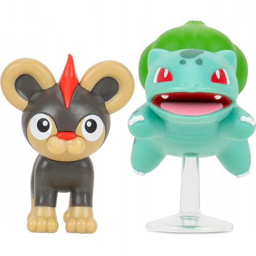 Litleo & Bulbasaur Jazwares Battle Figure Actiefiguren