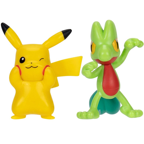 Pikachu & Treecko Jazwares Battle Figure Actiefiguren