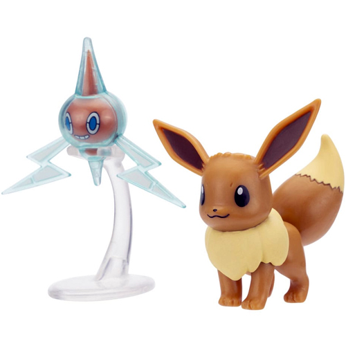 Rotom & Eevee Jazwares Battle Figure Actiefiguren