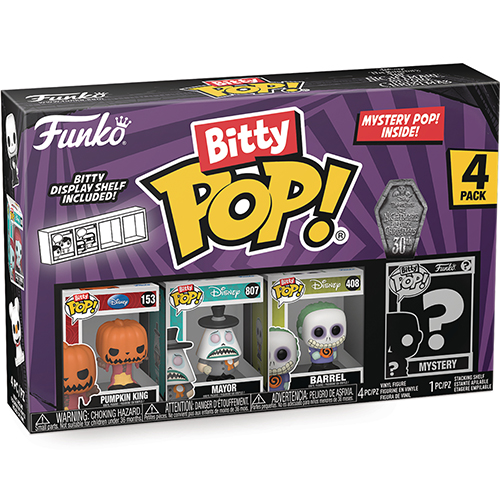 Pumpkin King, Mayor & Barrel Funko Bitty Pop