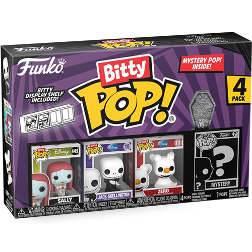 Sally, Jack Skellington & Zero Funko Bitty Pop