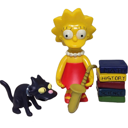 Lisa Simpson & Snowball Playmates Toys Actiefiguren