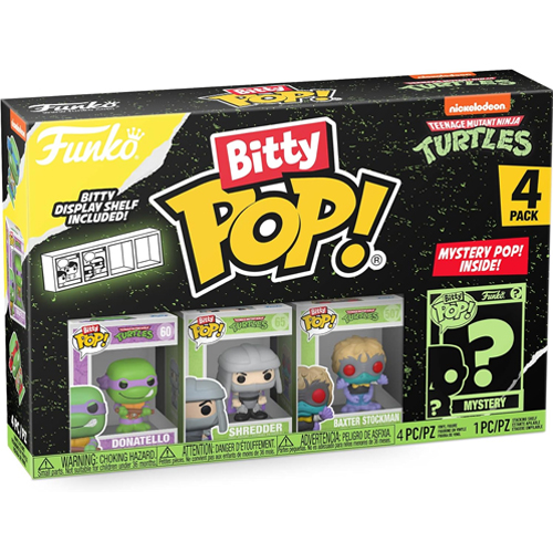 Donatello, Shredder & Baxter Stockman Funko Bitty Pop