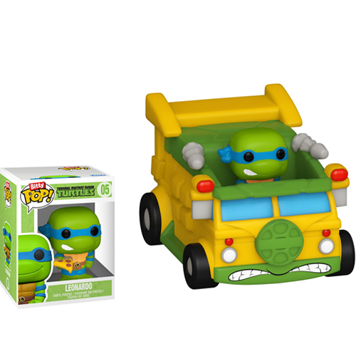 Leonardo & Turtle Van Funko Bitty Pop