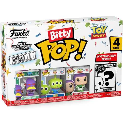 Emperor Zurg, Alien & Buzz Lightyear Funko Bitty Pop