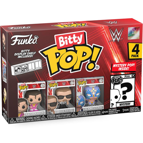 Razor Ramon, Diesel & Rey Mysterio Funko Bitty Pop