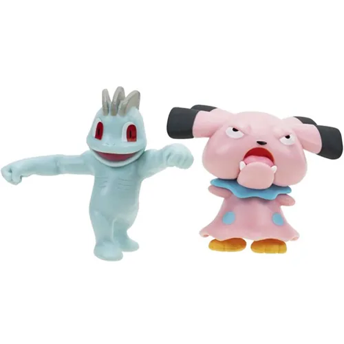 Machop & Snubbull Jazwares Battle Figure Actiefiguren