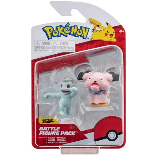 Machop & Snubbull Jazwares Battle Figure Actiefiguren