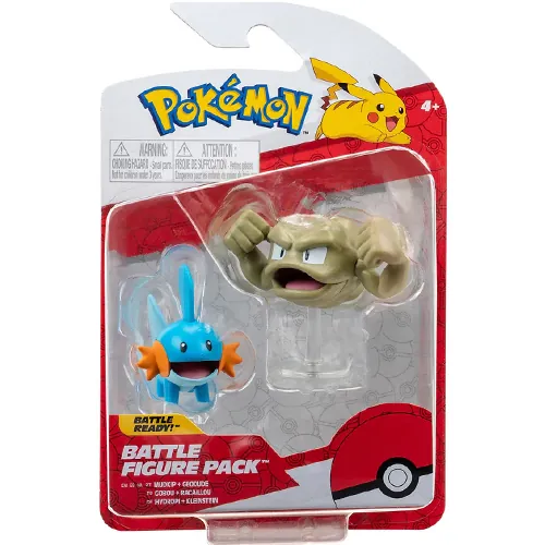 Mudkip & Geodude Jazwares Battle Figure Actiefiguren