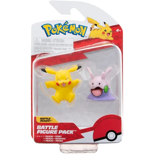 Pikachu & Goomy Jazwares Battle Figure Actiefiguren